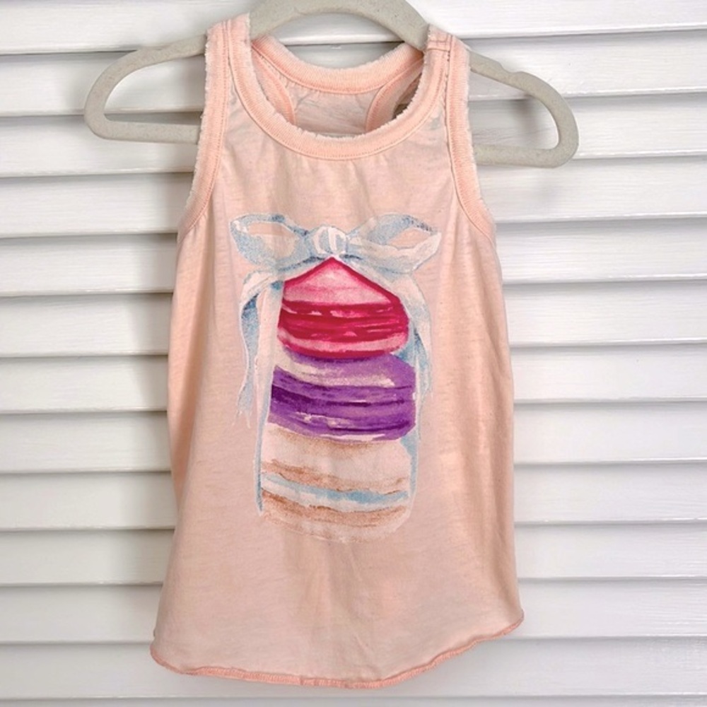 Kids Girls Chaser Macarons Burnout Tank Top Pale Pink